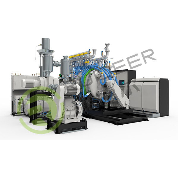 کوره HIP با خنک کننده سریع خلاء افقی با فشار 10mpa 1800C حداکثر دمای کار