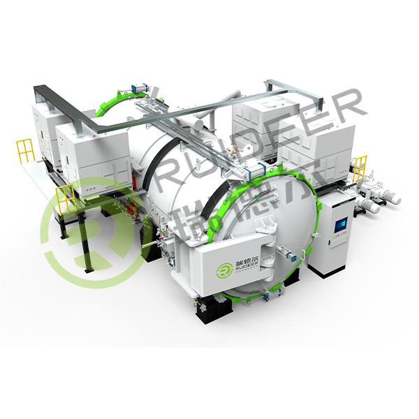 کوره سینتر کردن کربید سیلیکون با دمای بالا حداکثر 2400C 3Pa / h افزایش فشار
