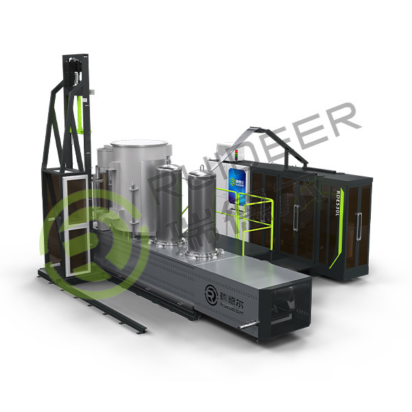 کوره آلومینیزاسیون بخار شیمیایی 900-1050C با Hf Zr و Si Codeposition
