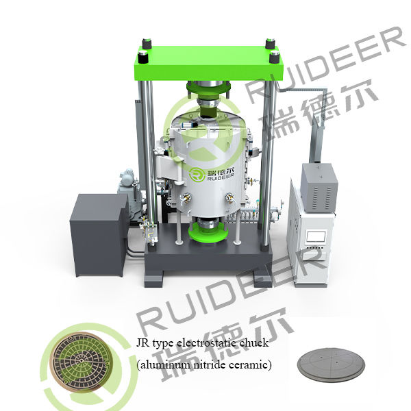 کوره سینتر کردن مطبوعات گرم خلاء، چک الکترواستاتیک نوع JR (سرامیک نیترید آلومینیوم)
