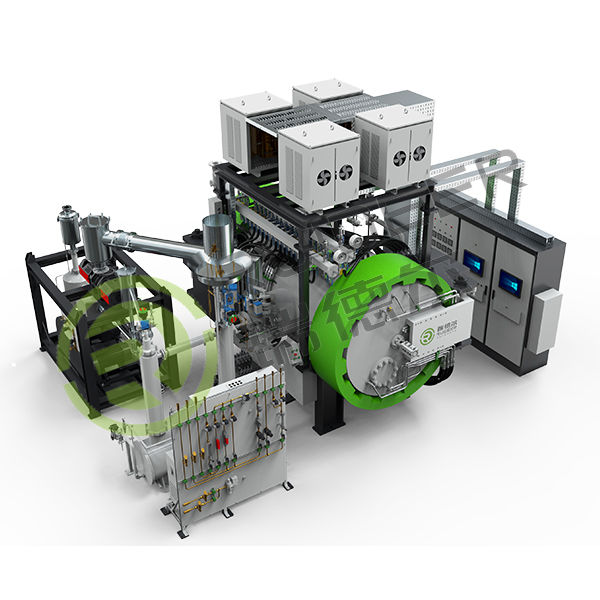 Tungsten Carbide Gas Pressure Vacuum Sintering Furnace with 3Pa/h Leakage Rate and 1550C Temperature