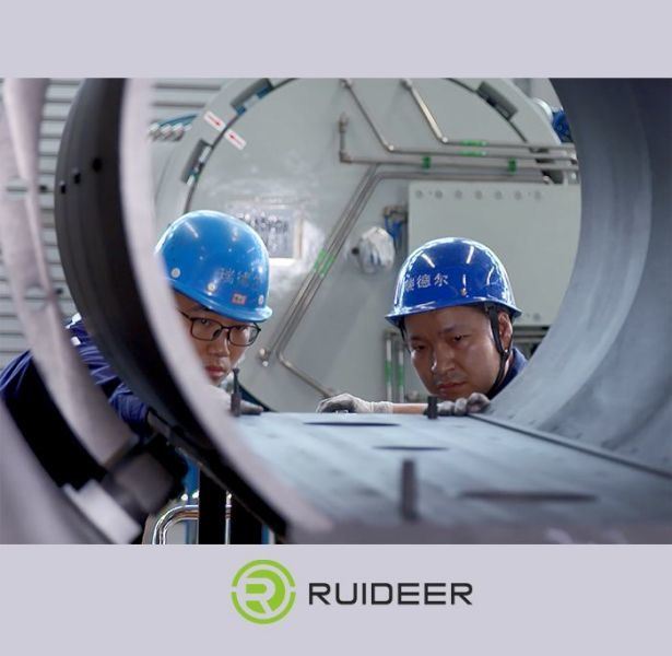 حداکثر بار 1500 کیلوگرم کوره سینتر کردن خلاء با دمای کار 1550 درجه سانتیگراد